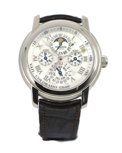 Audemars Piguet Jules Equation Of Time 18K White Gold Watch 26003BC