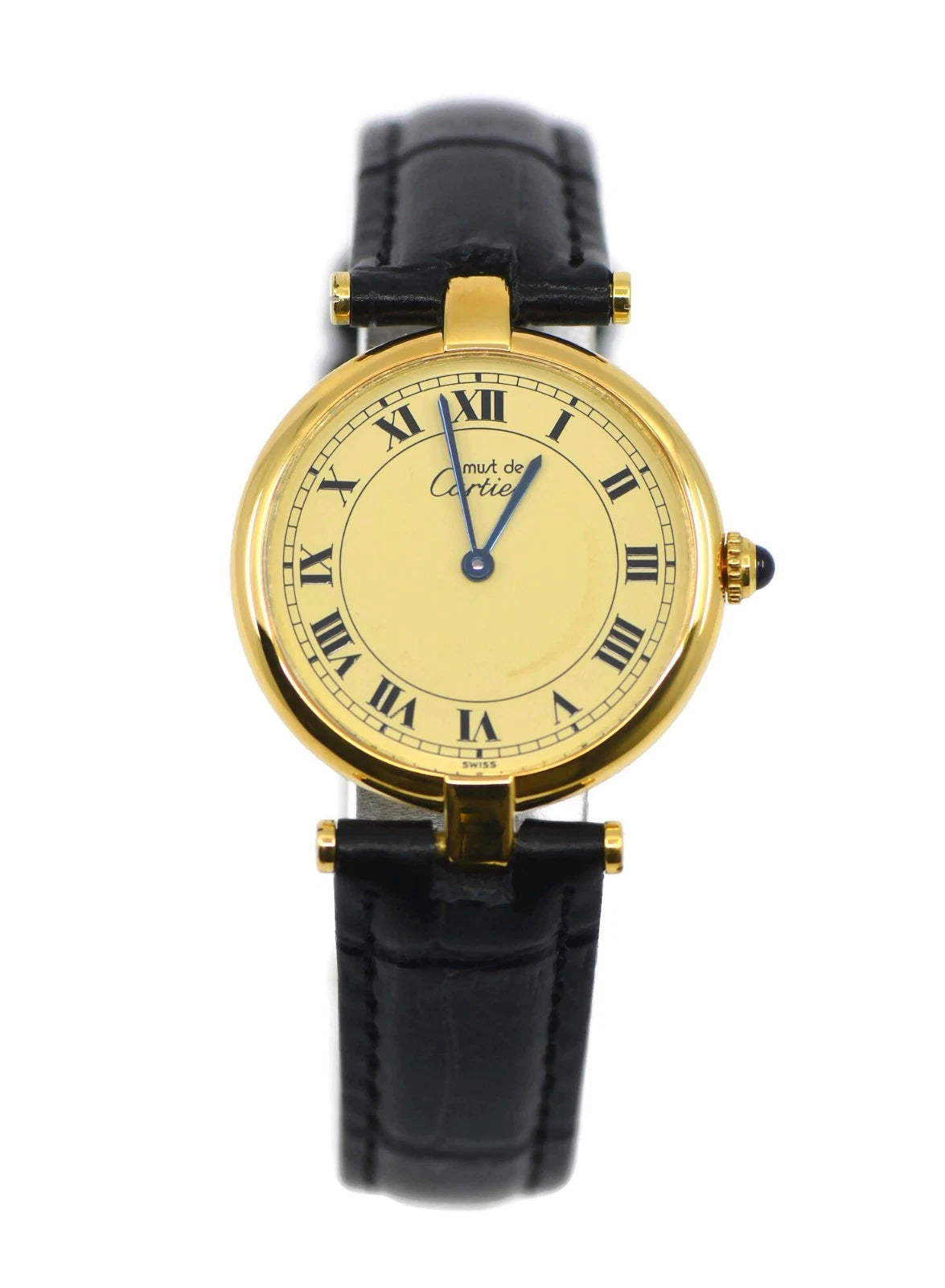 Cartier Vermeil Sterling Silver Watch 1861