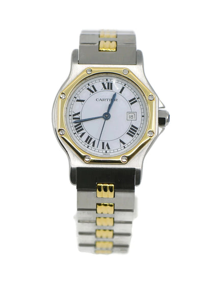 Cartier Santos Octagon 18K/Stainless Steel Watch