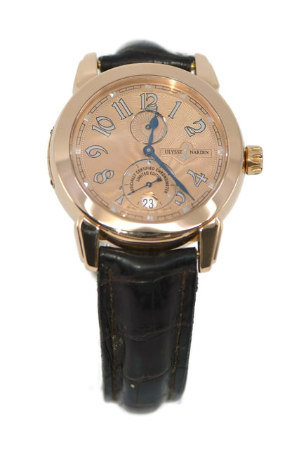 Ulysse Nardin Limited Edition 18K Rose Gold Watch 272-82