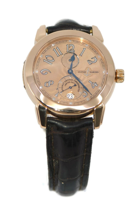 Ulysse Nardin Limited Edition 18K Rose Gold Watch 272-82