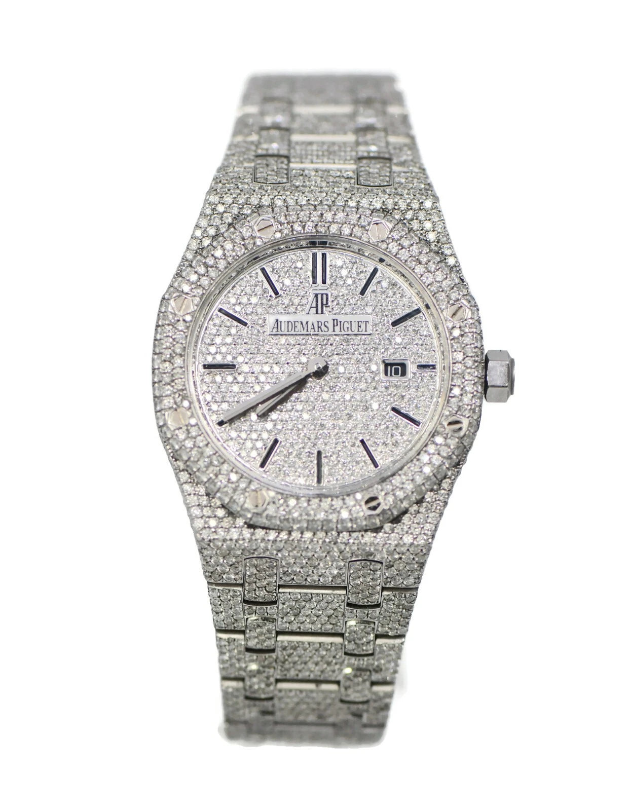 Audemars Piguet Royal Oak Diamond Stainless Steel Watch 67650ST