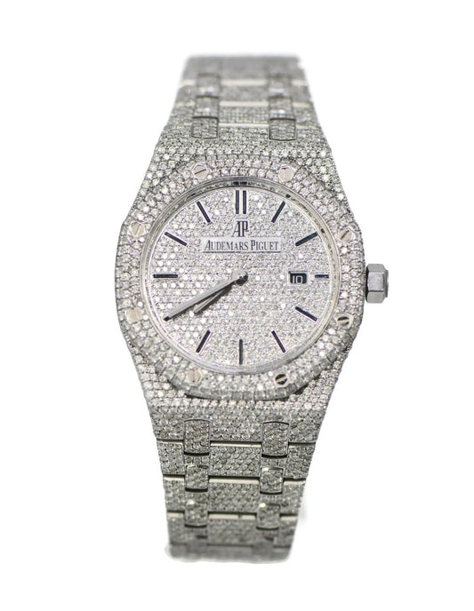 Audemars Piguet Royal Oak Diamond Stainless Steel Watch 67650ST