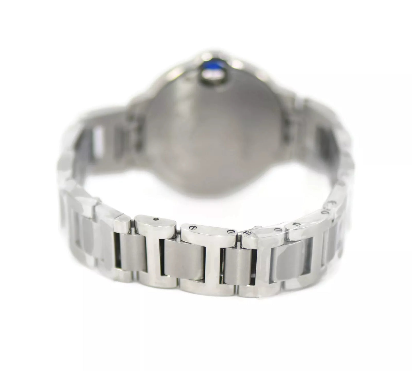 Cartier Ballon Bleu Diamond Stainless Steel Watch W4BB0021