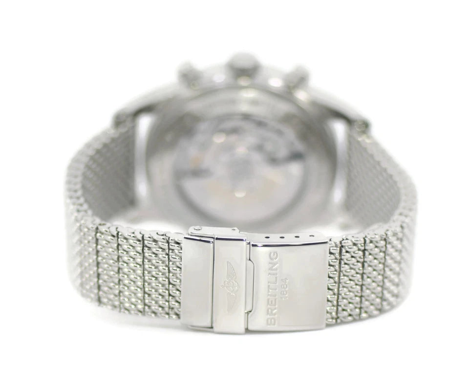 Breitling Transocean Chronograph Stainless Steel Watch AB0151