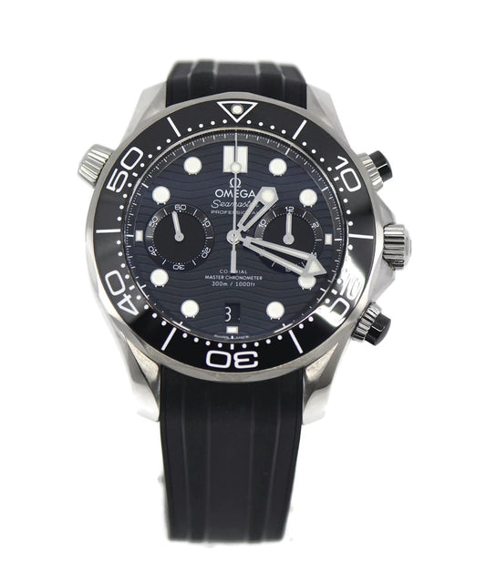 Omega Seamaster Diver Chronograph Stainless Steel Watch 210.32.44.51.01.001