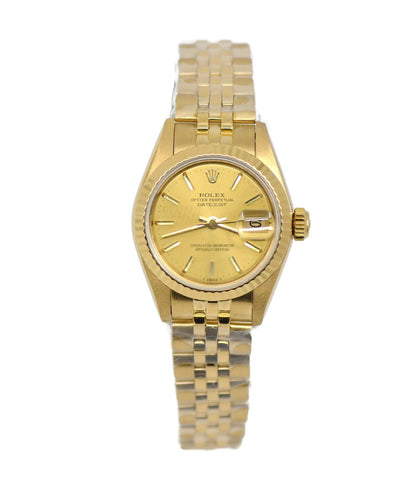 Rolex Datejust 18K Yellow Gold Watch 69178
