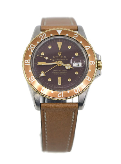 Rolex GMT-Master Root Beer 18K/Stainless Steel Watch 1675