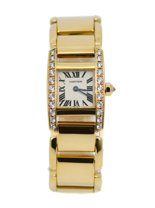 Cartier Tankissime Diamond 18K Yellow Gold Watch WE70017H