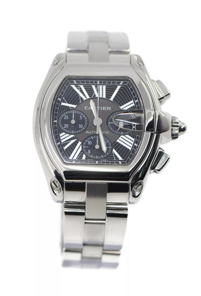 Cartier Roadster XL Chronograph Stainless Steel Watch W62020X6