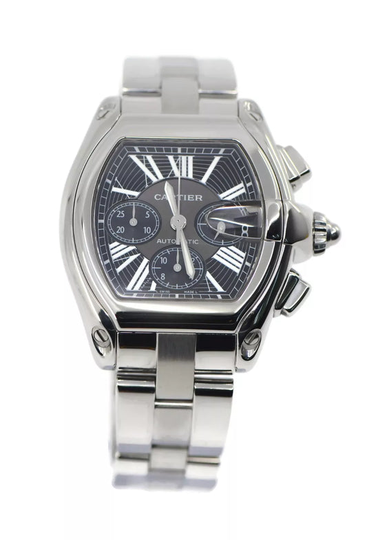 Cartier Roadster XL Chronograph Stainless Steel Watch W62020X6
