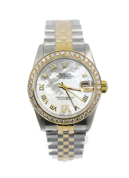 Rolex Datejust Diamond 18K/Stainless Steel Watch 68273