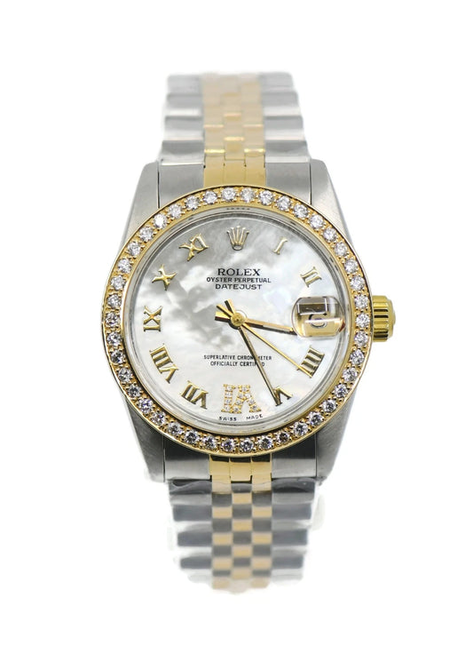 Rolex Datejust Diamond 18K/Stainless Steel Watch 68273