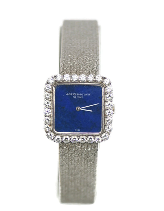 Vacheron Constantin Lapis Diamond 18K White Gold Watch