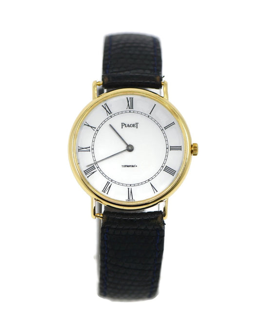 Piaget Classic Tiffany & Co 18K Yellow Gold Watch 8065