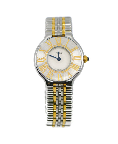Cartier Must 21 Two Tone Stainless Steel Watch
