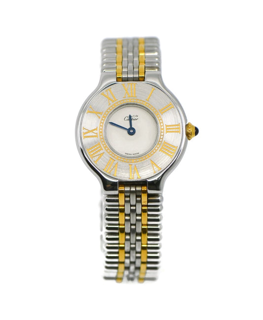 Cartier Must 21 Two Tone Stainless Steel Watch