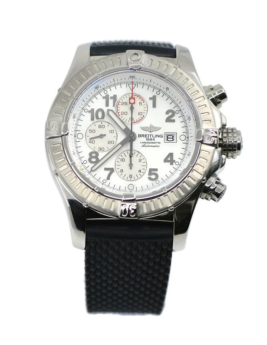 Breitling Super Avenger Chronograph Stainless Steel Watch A13370