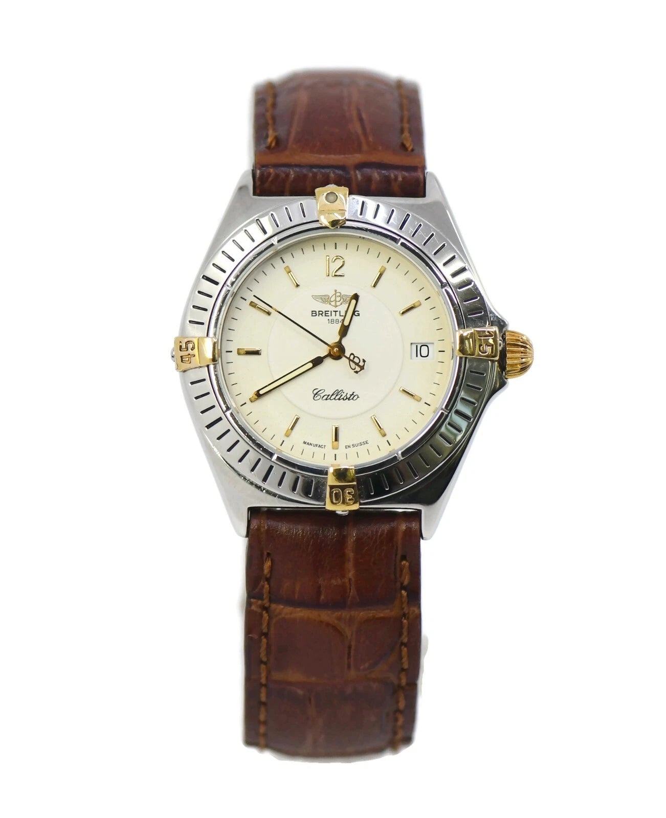 Breitling Callisto Two Tone Stainless Steel Watch B57045