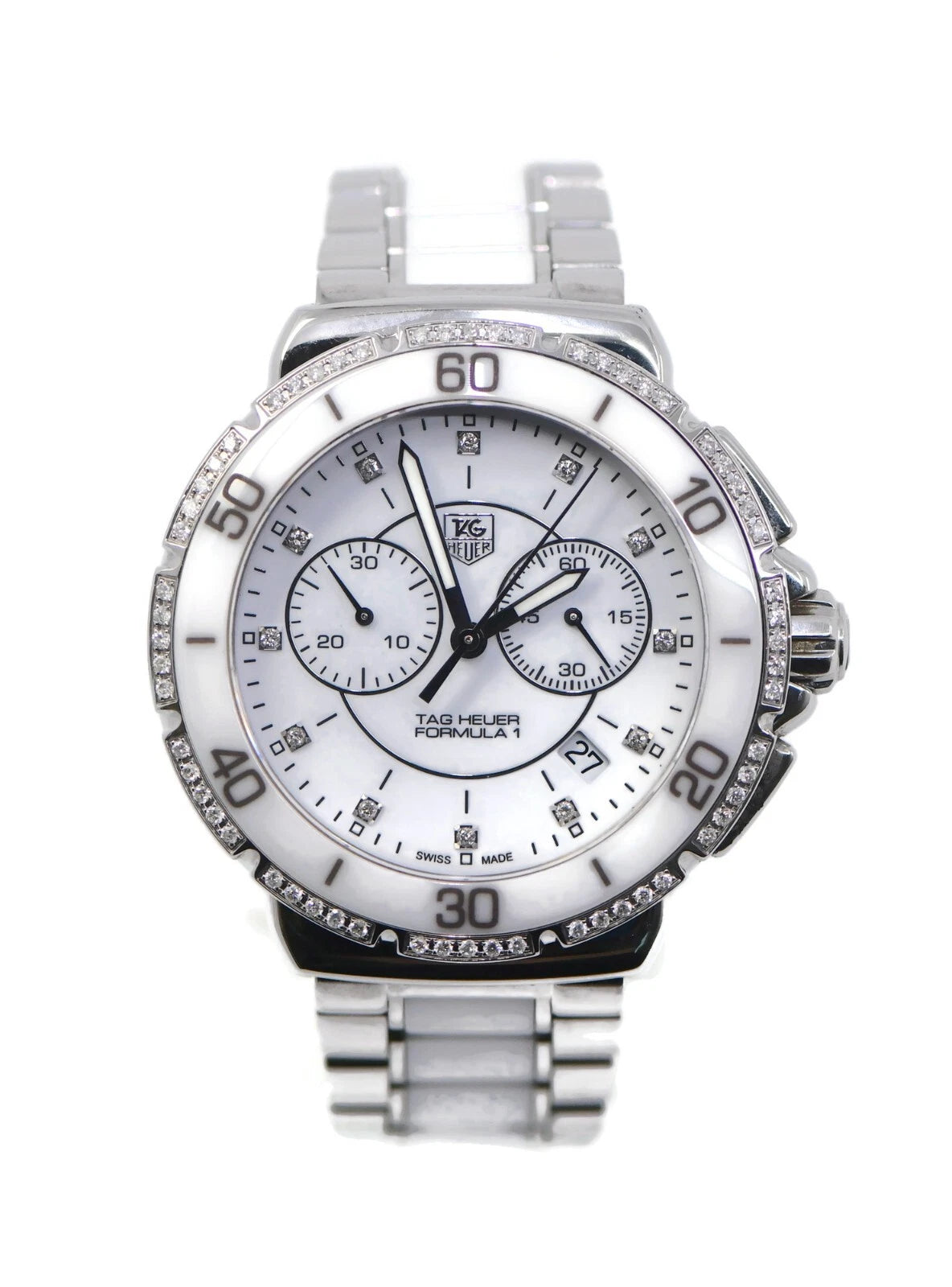 Tag Heuer Formula 1 Diamond Ceramic Stainless Steel Watch CAH1213