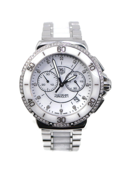 Tag Heuer Formula 1 Diamond Ceramic Stainless Steel Watch CAH1213