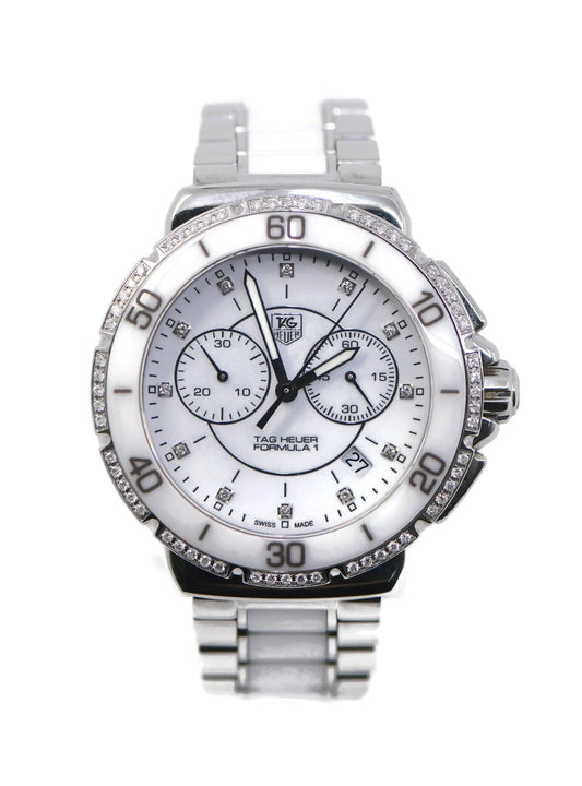 Tag Heuer Formula 1 Diamond Ceramic Stainless Steel Watch CAH1213