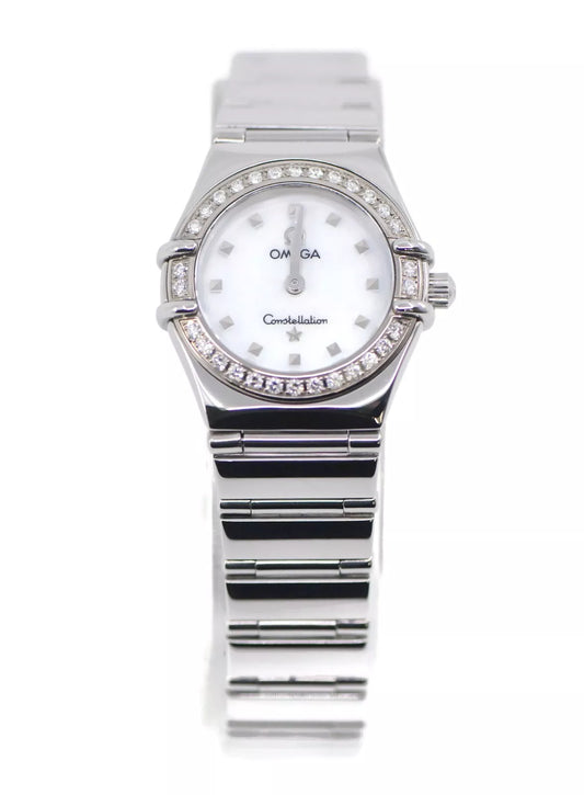 Omega Constellation Diamond Stainless Steel Watch