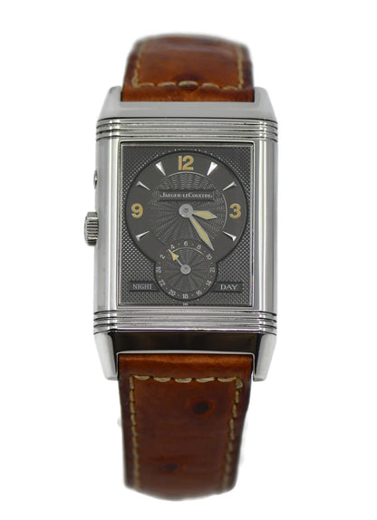 Jaeger LeCoultre Reverso Duoface Stainless Steel Watch 270.8.54