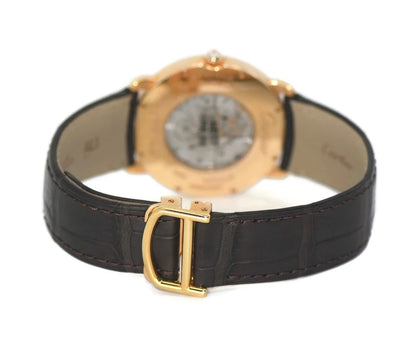 Cartier Ronde Louis Diamond 18K Rose Gold Watch WR000651