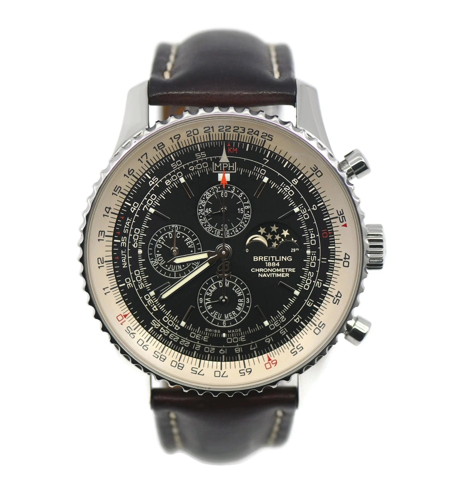 Breitling Navitimer 1461 Stainless Steel Watch A19380