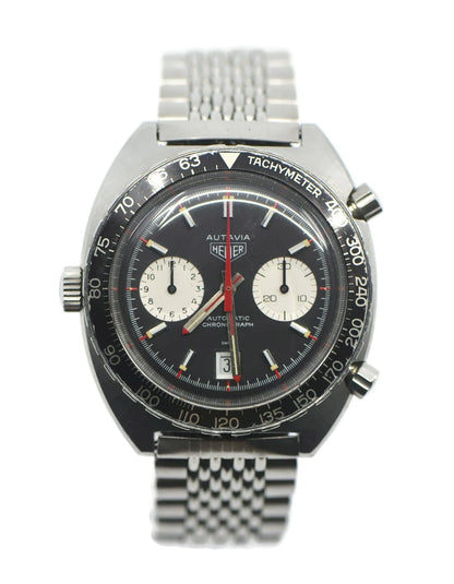 Heuer Autavia Stainless Steel Watch 1163
