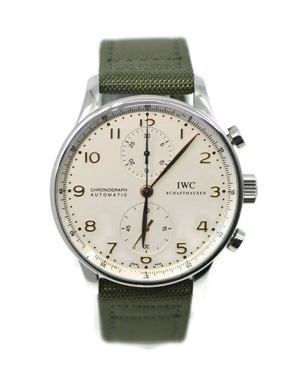IWC Portuguese Chronograph Stainless Steel Watch IW371401