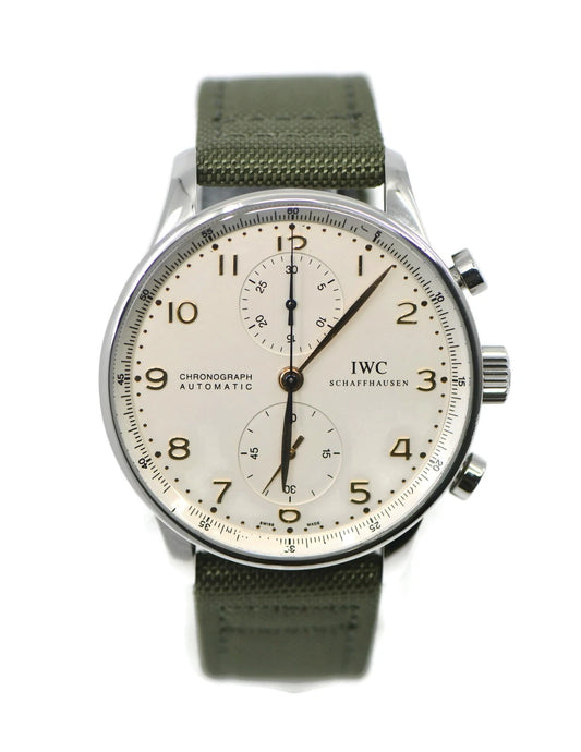 IWC Portuguese Chronograph Stainless Steel Watch IW371401