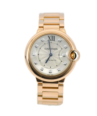 Cartier Ballon Bleu Diamond 18K Rose Gold Watch WE902026
