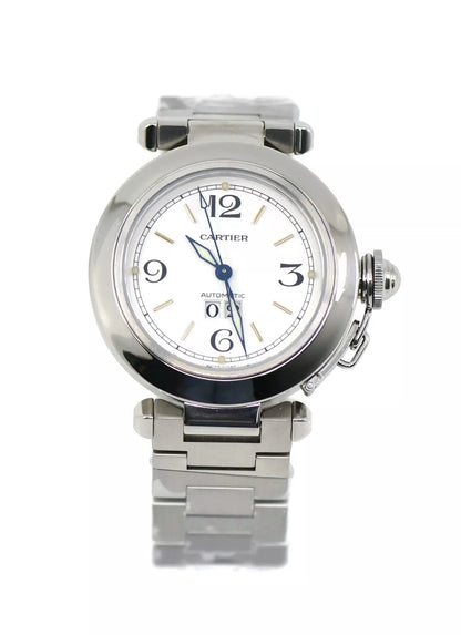 Cartier Pasha C Big Date Stainless Steel Watch W31044M7