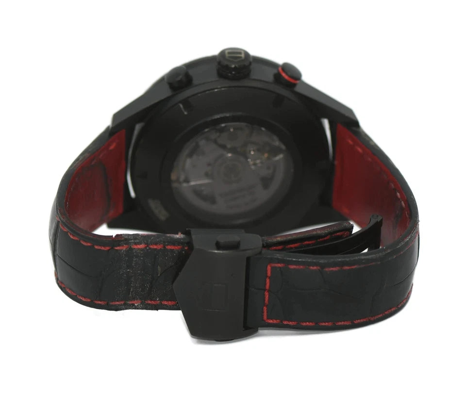 Tag Heuer Carrera Chronograph Black Titanium Watch CV2A81