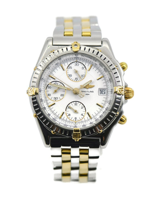 Breitling Chronomat Two Tone Stainless Steel Watch B13050.1
