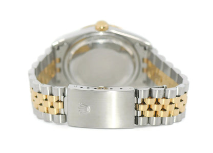 Rolex Datejust Tiger's Eye 18K/Stainless Steel Watch 16233