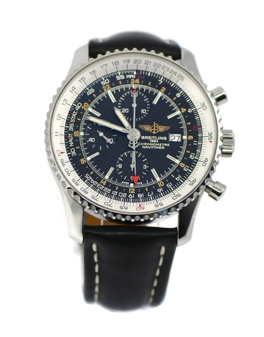Breitling Navitimer GMT Chronograph Stainless Steel Watch A24322