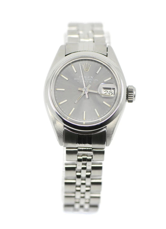 Rolex Oyster Perpetual Date Stainless Steel Watch 6916