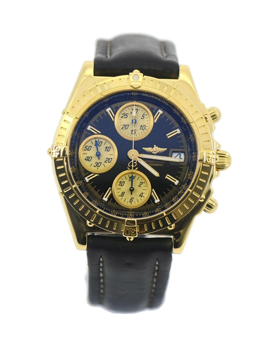 Breitling Chronomat 18K Yellow Gold Watch K13350