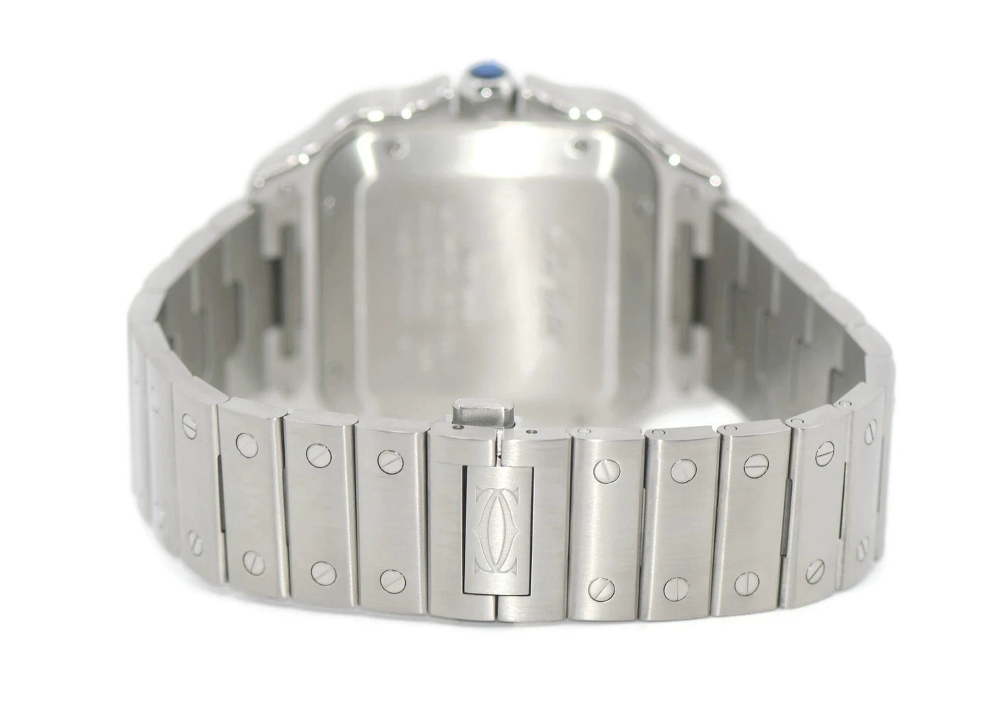 Cartier Santos Large Stainless Steel Watch WSSA0018