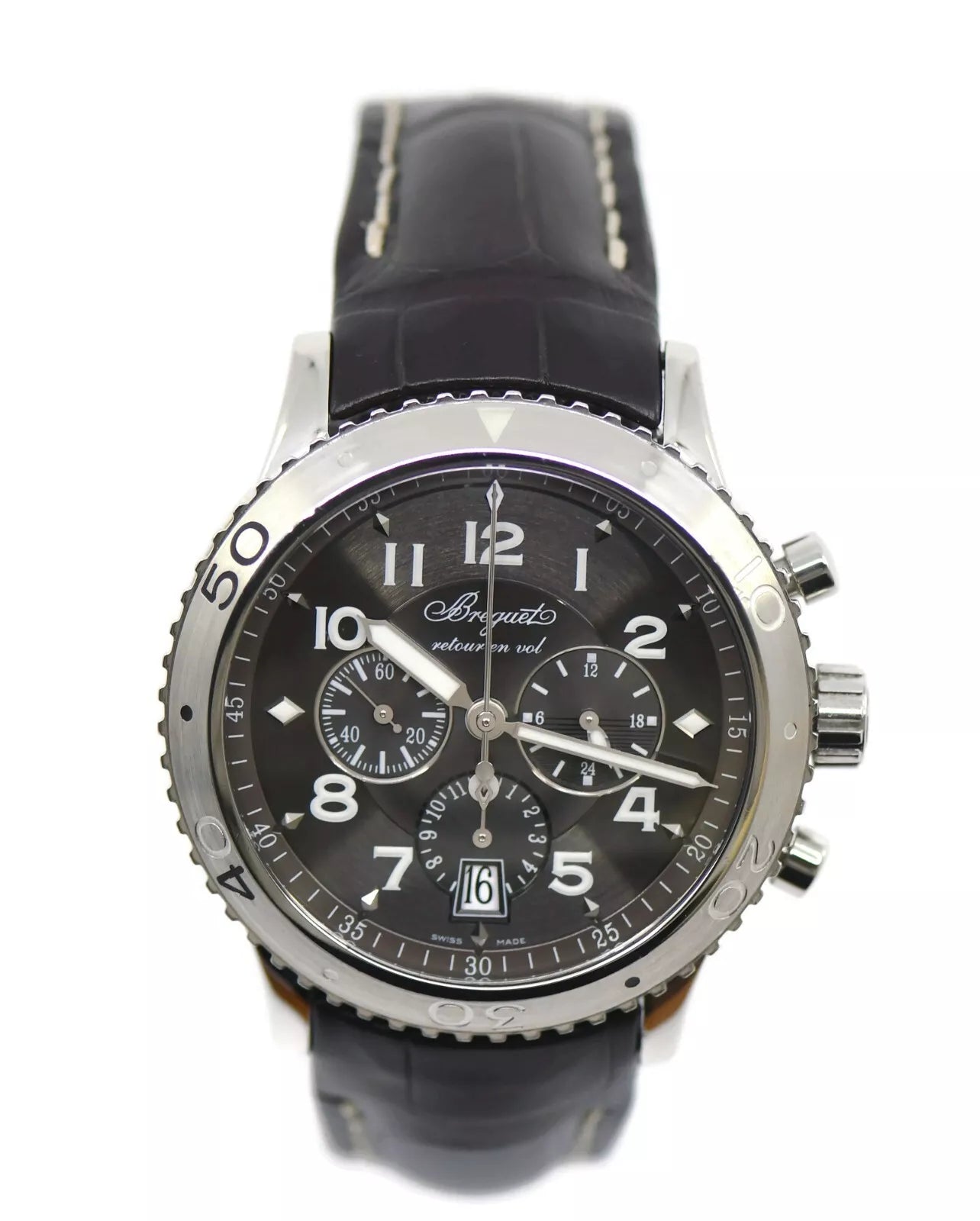 Breguet Type XXI Transatlantique Stainless Steel Watch 3810