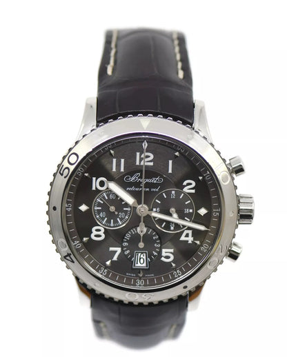 Breguet Type XXI Transatlantique Stainless Steel Watch 3810
