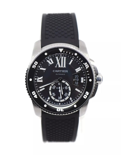Cartier Calibre Diver Stainless Steel Watch W7100056