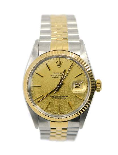 Rolex Datejust 18K/Stainless Steel Watch 16013