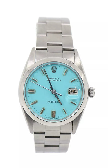 Rolex Oyster Perpetual Date Stainless Steel Watch 6694
