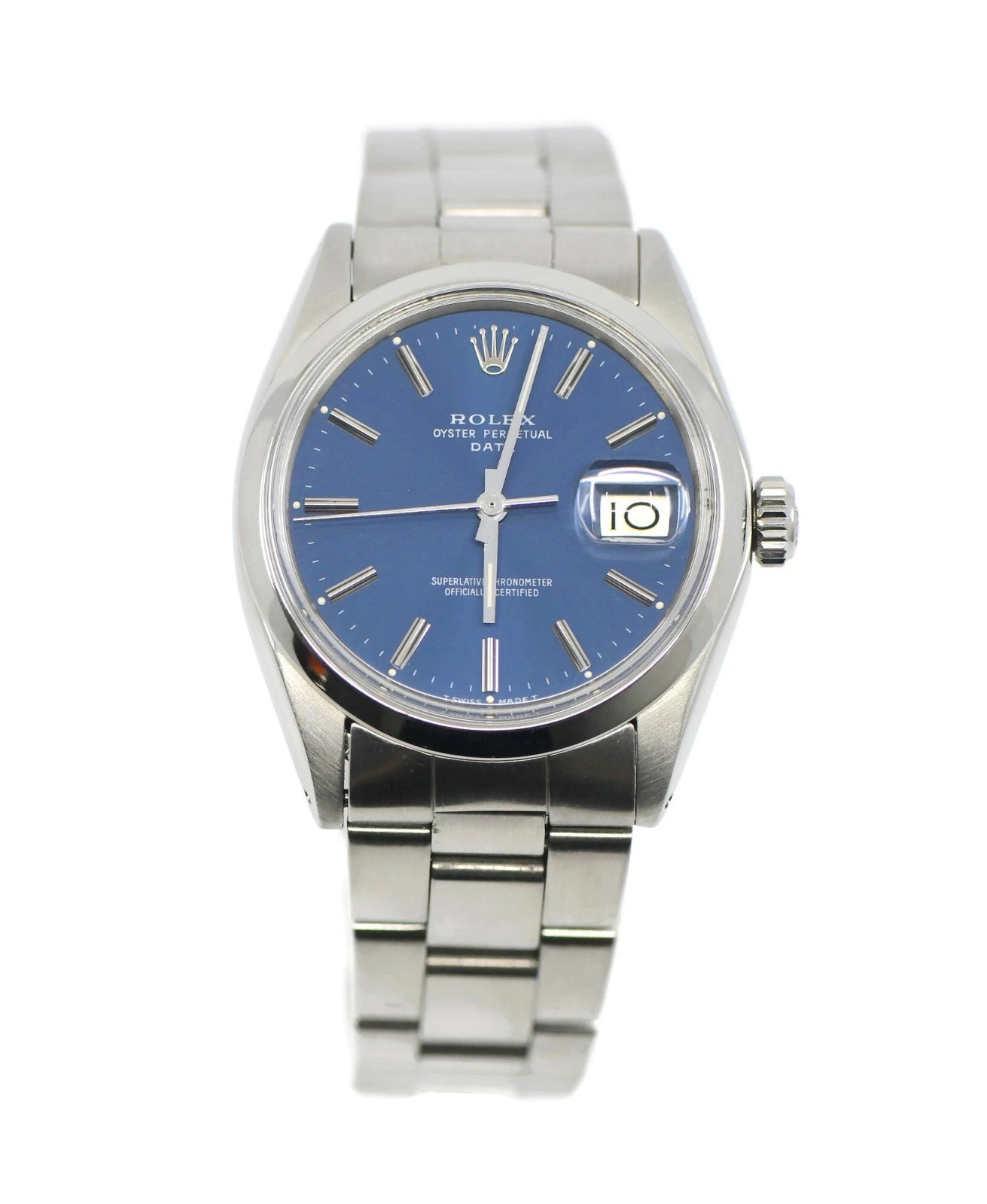 Rolex Oyster Perpetual Date Stainless Steel Watch 1500