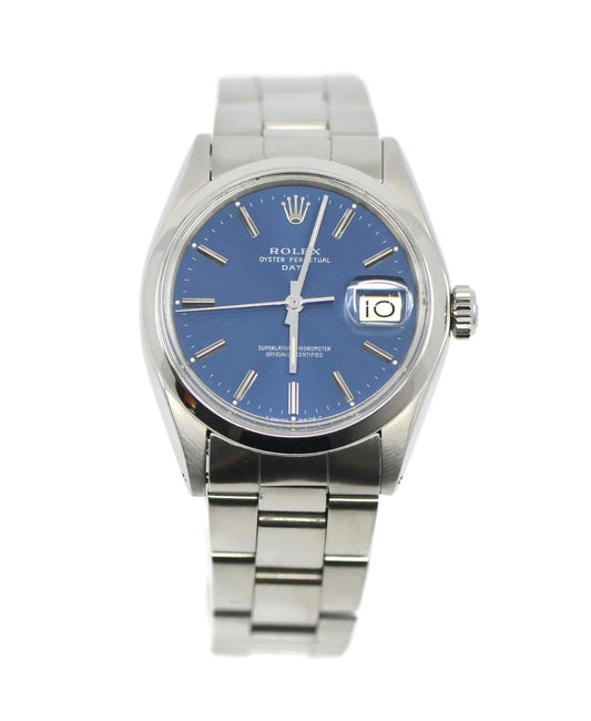 Rolex Oyster Perpetual Date Stainless Steel Watch 1500