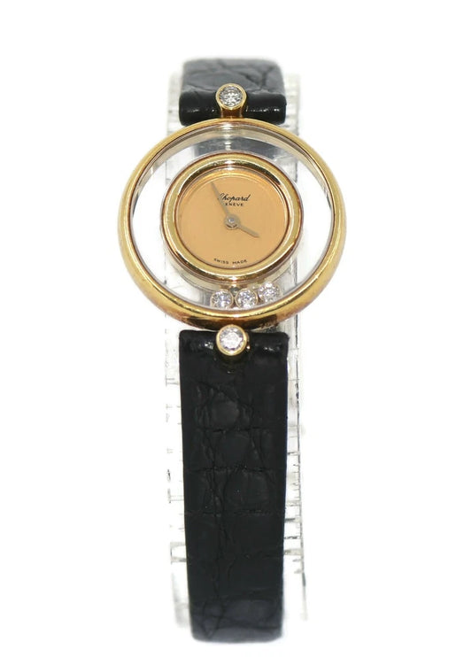 Chopard Happy Diamonds 18K Yellow Gold Watch 20/4802